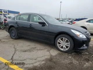 2015 Infiniti Q40 with VIN JN1CV6ARXFM523111, listed as a Copart auction lot 56890924 with 156,411 mi miles and Clean Title. Bid and sale history available at carsss.com. Image 4.
