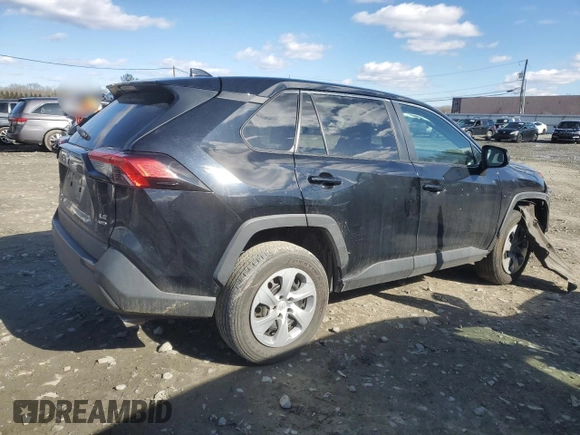 2022 Toyota RAV4 LE with VIN 2T3F1RFV5NW283108, listed as a Copart auction lot 45009405 with 54,613 mi miles and Salvage Title. Bid and sale history available at carsss.com. Image 3.