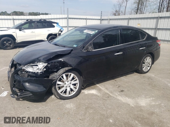 2015 Nissan Sentra SL with VIN 3N1AB7AP6FY234759, listed as a Copart auction lot 49855265 with 96,186 mi miles and Salvage Title. Bid and sale history available at DreamBid. Image 1.