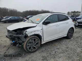 2023 Hyundai Kona N Line with VIN KM8K3CA33PU982969, listed as a Copart auction lot 41630935 with 0 mi miles and Salvage Title. Bid and sale history available at carsss.com. Image 1.