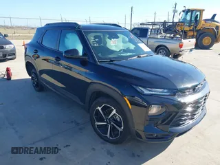 2022 Chevrolet TrailBlazer RS with VIN KL79MTSL5NB072146, listed as a IAAI auction lot 41215742 with 28,482 mi miles. Bid and sale history available at carsss.com. Image 1.