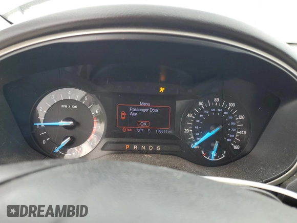 2013 Ford Fusion SE with VIN 3FA6P0HR5DR205592, listed as a Copart auction lot 53911155 with 186,614 mi miles and Clean Title. Bid and sale history available at carsss.com. Image 9.