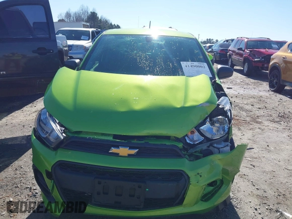 2016 Chevrolet Spark LS with VIN KL8CB6SAXGC580309, listed as a IAAI auction lot 41490002 with 51,631 mi miles. Bid and sale history available at carsss.com. Image 12.