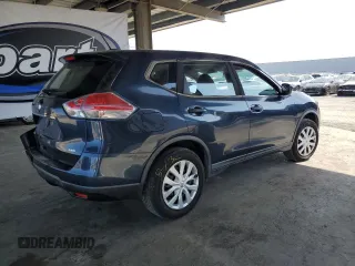 2016 Nissan Rogue SV with VIN KNMAT2MV8GP691017, listed as a Copart auction lot 55435685 with 91,056 mi miles and Salvage Title. Bid and sale history available at DreamBid. Image 3.