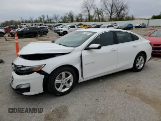 2022 Chevrolet Malibu LS with VIN 1G1ZC5ST7NF185728, listed as a Copart auction lot 52514505 with 52,997 mi miles and Clean Title. Bid and sale history available at DreamBid. Image 1.