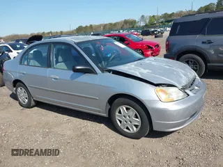 2003 Honda Civic LX with VIN 2HGES16593H500880, listed as a IAAI auction lot 42119663 with 79,716 mi miles. Bid and sale history available at carsss.com. Image 1.