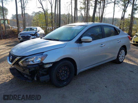 2017 Nissan Sentra S with VIN 3N1AB7AP0HY233786, listed as a IAAI auction lot 41734375 with 82,241 mi miles. Bid and sale history available at carsss.com. Image 17.