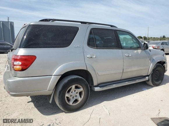 2001 Toyota Sequoia SR5 with VIN 5TDZT34A61S029732, listed as a Copart auction lot 42723225 with 95,832 mi miles and Salvage Title. Bid and sale history available at carsss.com. Image 3.