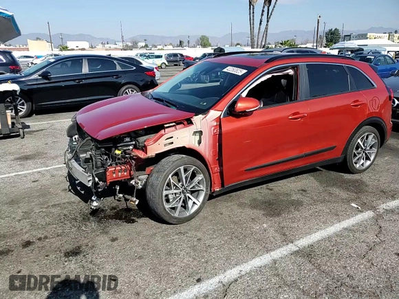 2022 Kia Niro Touring SE with VIN KNDCC3LC9N5545815, listed as a Copart auction lot 42260825 with 50,617 mi miles and Salvage Title. Bid and sale history available at carsss.com. Image 10.