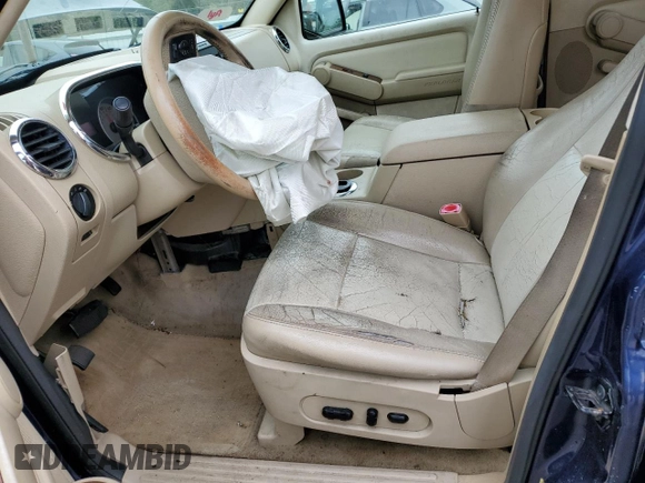 2006 Ford Explorer Eddie Bauer with VIN 1FMEU74846UB47678, listed as a Copart auction lot 60109615 with Not provided miles and Salvage title. Bid and sale history available at DreamBid. Image 7.