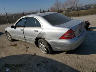2002 Mercedes-Benz C with VIN WDBRF61J92F287899, listed as a Copart auction lot 48699435 with 145,465 mi miles and Salvage Title. Bid and sale history available at carsss.com. Image 2.