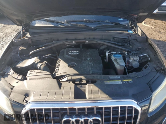 2013 Audi Q5 Premium Plus with VIN WA1LFAFP2DA038376, listed as a Copart auction lot 46011405 with 130,208 mi miles and Salvage Title. Bid and sale history available at carsss.com. Image 12.