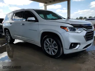 2018 Chevrolet Traverse Premier with VIN 1GNERKKW2JJ251145, listed as a Copart auction lot 83832984 with 68,666 mi miles and Salvage Title. Bid and sale history available at carsss.com. Image 4.