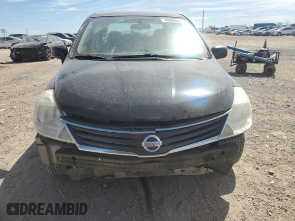 2010 Nissan Versa S with VIN 3N1BC1AP0AL409740, listed as a Copart auction lot 48996685 with 136,924 mi miles and Salvage Title. Bid and sale history available at DreamBid. Image 5.