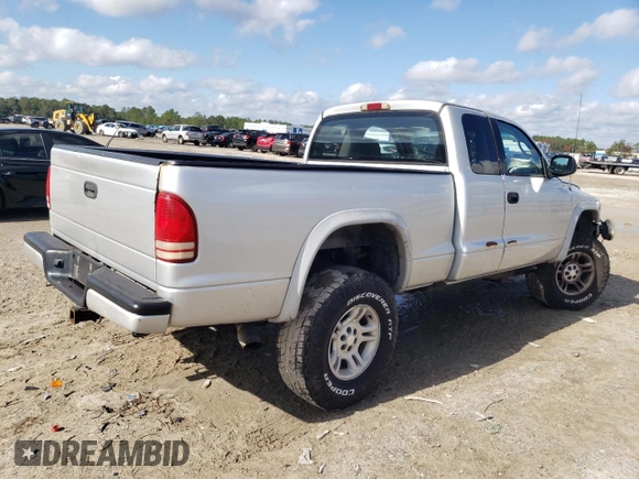 2001 Dodge Dakota Sport with VIN 1B7GG22N91S115510, listed as a Copart auction lot 87243774 with 0 mi miles and Salvage Title. Bid and sale history available at carsss.com. Image 3.
