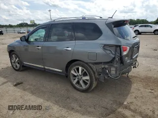 2015 Nissan Pathfinder SL with VIN 5N1AR2MN4FC641165, listed as a Copart auction lot 58033095 with 126,494 mi miles and Salvage title. Bid and sale history available at DreamBid. Image 2.