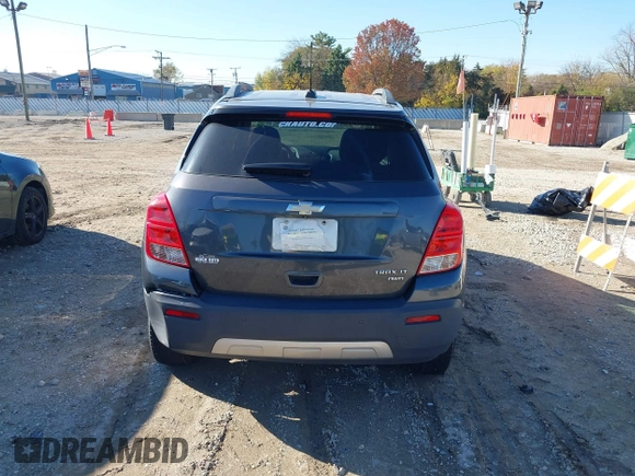 2016 Chevrolet Trax LT with VIN 3GNCJPSB7GL265388, listed as a IAAI auction lot 40809653 with 114,847 mi miles. Bid and sale history available at carsss.com. Image 16.
