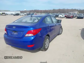2013 Hyundai Accent GLS with VIN KMHCT4AE2DU553796, listed as a IAAI auction lot 42064167 with 173,799 mi miles. Bid and sale history available at carsss.com. Image 4.