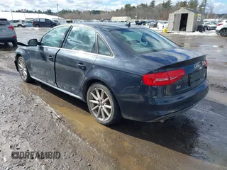2014 Audi A4 Premium Plus with VIN WAUFFAFL7EN044343, listed as a IAAI auction lot 41636051 with 126,610 mi miles. Bid and sale history available at carsss.com. Image 3.