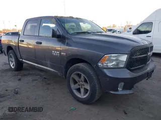 2014 Ram 1500 Express with VIN 1C6RR7KT4ES452856, listed as a IAAI auction lot 40962074 with 42,211 mi miles. Bid and sale history available at carsss.com. Image 1.