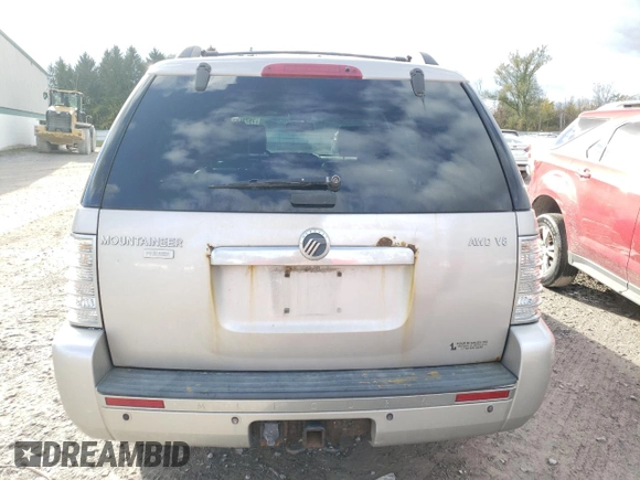 2008 Mercury Mountaineer Premier with VIN 4M2EU48838UJ12981, listed as a Copart auction lot 75726834 with 160,007 mi miles and Salvage Title. Bid and sale history available at carsss.com. Image 6.