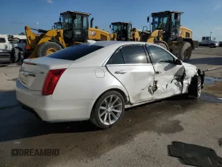 2017 Cadillac CTS Luxury RWD with VIN 1G6AR5SS3H0207633, listed as a Copart auction lot 43589845 with 93,920 mi miles and Salvage Title. Bid and sale history available at DreamBid. Image 3.