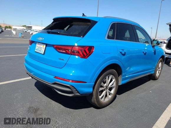 2023 Audi Q3 S line Premium with VIN WA1DECF32P1108964, listed as a IAAI auction lot 42889692 with 54,133 mi miles and . Bid and sale history available at DreamBid. Image 38.