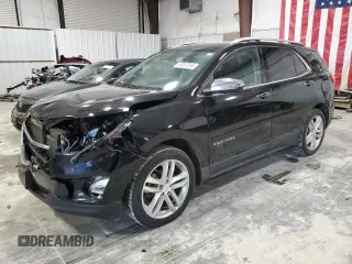 2018 Chevrolet Equinox Premier with VIN 2GNAXNEX3J6201779, listed as a Copart auction lot 89387855 with 96,645 mi miles and Salvage Title. Bid and sale history available at carsss.com. Image 1.