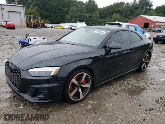 2023 Audi A5 S line Premium Plus z VIN WAUTAAF52PA046532, wystawiony jako Copart lot #64946183 z przebiegiem 4 819 mil mil oraz . Historia ofert i sprzedaży dostępna na DreamBid. Obrazek 1.