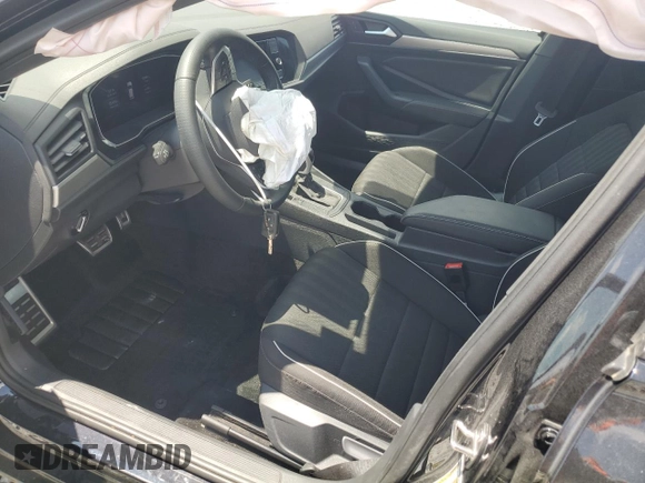 2024 Volkswagen Jetta Sport with VIN 3VWBM7BU9RM100191, listed as a Copart auction lot 56116275 with 12,260 mi miles and Salvage title. Bid and sale history available at DreamBid. Image 7.