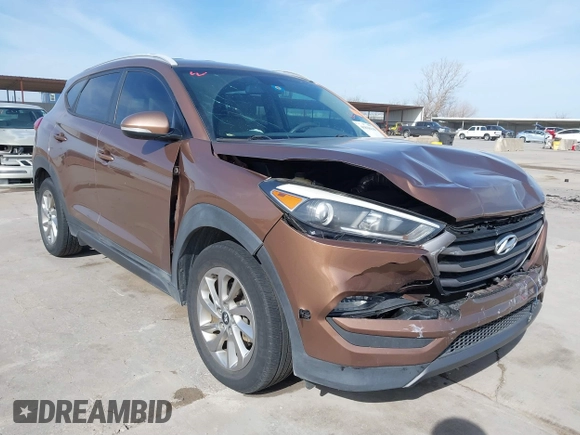 2016 Hyundai Tucson Limited with VIN KM8J33A20GU137662, listed as a IAAI auction lot 41818149 with 120,010 mi miles. Bid and sale history available at carsss.com. Image 1.