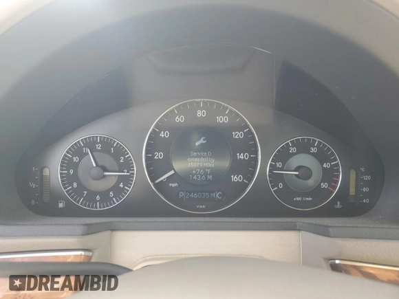 2005 Mercedes-Benz E-Class 3.2L CDI with VIN WDBUF26J95A738665, listed as a Copart auction lot 48203845 with 246,035 mi miles and Salvage Title. Bid and sale history available at carsss.com. Image 9.
