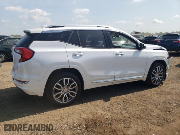 2024 GMC Terrain Denali with VIN 3GKALXEG7RL112700, listed as a Copart auction lot 61458575 with 20,867 mi miles and Salvage title. Bid and sale history available at DreamBid. Image 3.
