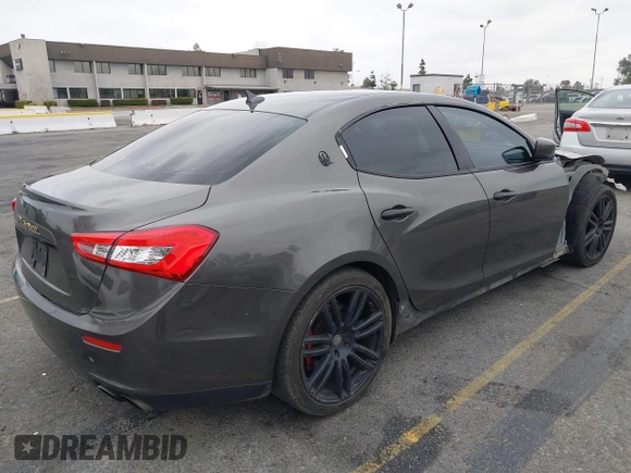 2016 Maserati Ghibli S Q4 with VIN ZAM57RTA0G1177125, listed as a IAAI auction lot 42073335 with 114,663 mi miles and . Bid and sale history available at DreamBid. Image 4.