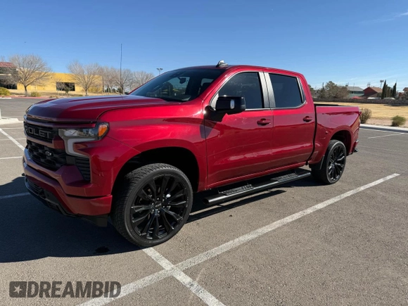 2024 CHEVROLET C1500 RST with VIN 3GCPADEK4RG119854, listed as a Copart auction lot 89224355 with 5,783 mi miles and Salvage Title. Bid and sale history available at DreamBid. Image 2.