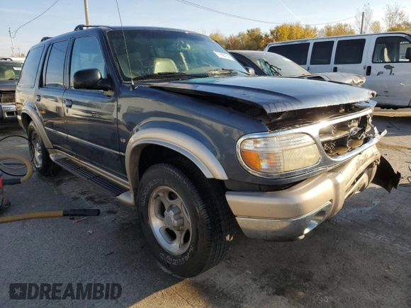 2001 Ford Explorer Eddie Bauer z VIN 1FMZU84P11UB51758, wystawiony jako Copart lot #77895184 z przebiegiem 191 464 mil mil oraz Szkoda całkowita • Salvage title. Historia ofert i sprzedaży dostępna na DreamBid. Obrazek 4.