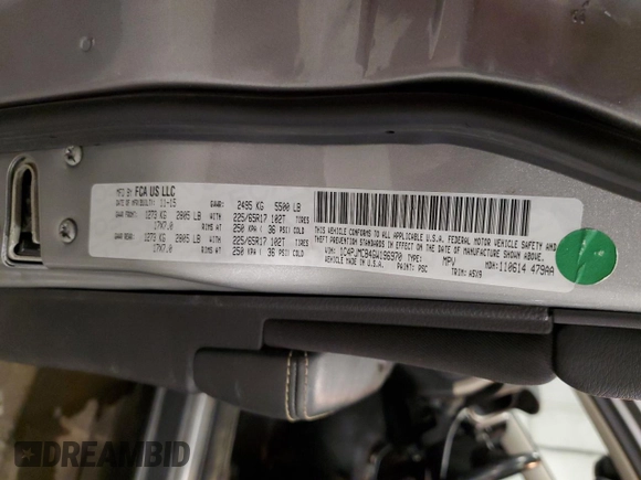 2016 Jeep Cherokee Latitude с VIN 1C4PJMCB4GW196970, выставлен на аукционе Copart как лот 59566095 с пробегом 172 076 миль миль и Списание • Salvage title. История ставок и продаж доступна на DreamBid. Изображение 13.
