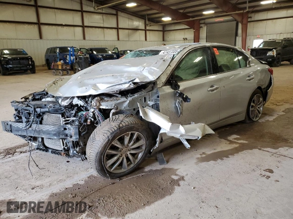 2015 Infiniti Q50 Premium with VIN JN1BV7AR7FM401422, listed as a Copart auction lot 47437335 with Not provided miles and Clean title. Bid and sale history available at DreamBid. Image 1.