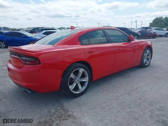2018 Dodge Charger R/T with VIN 2C3CDXCT9JH223476, listed as a IAAI auction lot 41936867 with 158,946 mi miles. Bid and sale history available at carsss.com. Image 4.