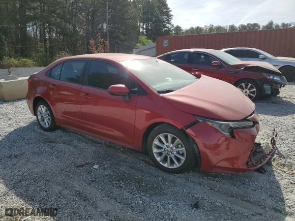 2021 Toyota Corolla LE with VIN JTDVPMAE1MJ166093, listed as a Copart auction lot 50741855 with 29,628 mi miles and Salvage Title. Bid and sale history available at carsss.com. Image 4.