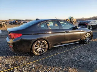 2018 BMW 5 Series 540i with VIN WBAJE5C51JG918565, listed as a Copart auction lot 48204955 with 74,474 mi miles and Salvage Title. Bid and sale history available at carsss.com. Image 3.
