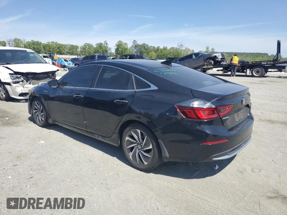 2019 Honda Insight Touring z VIN 19XZE4F97KE019841, wystawiony jako Copart lot #53578335 z przebiegiem 93 672 mil mil oraz Szkoda całkowita • Salvage title. Historia ofert i sprzedaży dostępna na DreamBid. Obrazek 2.