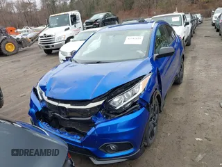 2022 Honda HR-V Sport with VIN 3CZRU6H18NM704652, listed as a IAAI auction lot 41742125 with 31,992 mi miles. Bid and sale history available at carsss.com. Image 12.