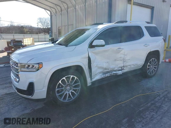 2023 GMC Acadia Denali with VIN 1GKKNPLS7PZ256761, listed as a Copart auction lot 49346845 with 8,290 mi miles and Salvage title. Bid and sale history available at DreamBid. Image 1.