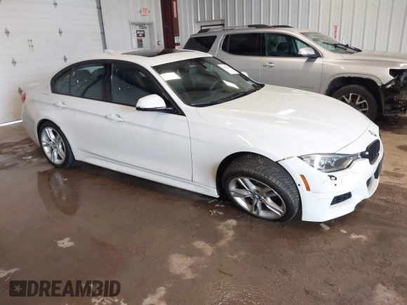 2013 BMW 3 Series 328i xDrive with VIN WBA3B3G50DNP38459, listed as a IAAI auction lot 41579400 with 120,832 mi miles. Bid and sale history available at carsss.com. Image 1.
