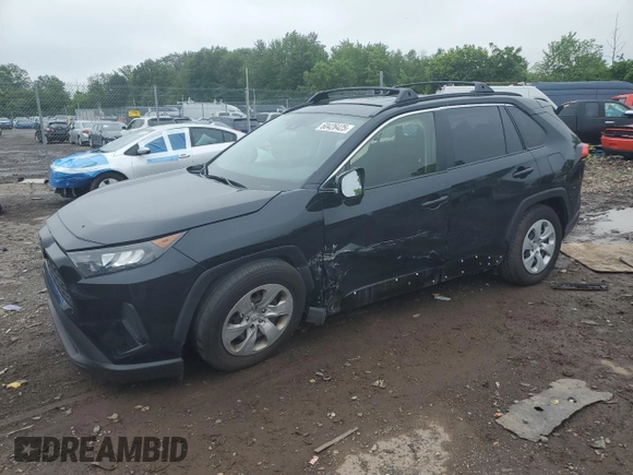 2019 Toyota RAV4 LE with VIN JTMG1RFV0KD506247, listed as a Copart auction lot 60426425 with 60,448 mi miles and Salvage title. Bid and sale history available at DreamBid. Image 1.