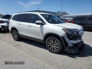 2019 Honda Pilot EX z VIN 5FNYF6H32KB050440, wystawiony jako Copart lot #54110515 z przebiegiem 68 262 mil mil oraz Szkoda całkowita • Salvage title. Historia ofert i sprzedaży dostępna na DreamBid. Obrazek 4.