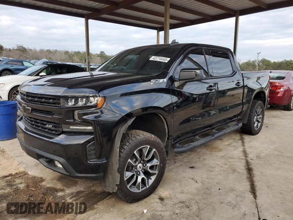 2020 Chevrolet Silverado 1500 LT Trail Boss with VIN 1GCPYFEL8LZ298116, listed as a Copart auction lot 43774445 with 0 mi miles and Salvage Title. Bid and sale history available at carsss.com. Image 1.