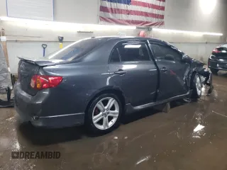 2009 Toyota Corolla XRS with VIN 1NXBE40E39Z002498, listed as a Copart auction lot 45046365 with 197,218 mi miles and Salvage Title. Bid and sale history available at carsss.com. Image 3.