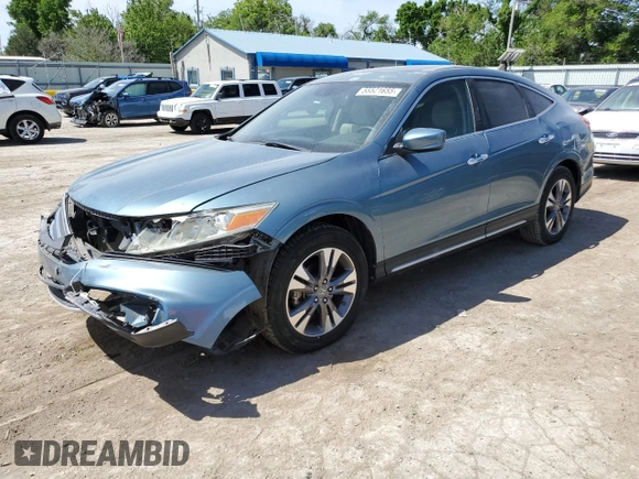 2014 Honda Crosstour EX-L z VIN 5J6TF2H50EL000488, wystawiony jako Copart lot #55521655 z przebiegiem 22 734 mil mil oraz Szkoda całkowita • Salvage title. Historia ofert i sprzedaży dostępna na DreamBid. Obrazek 1.